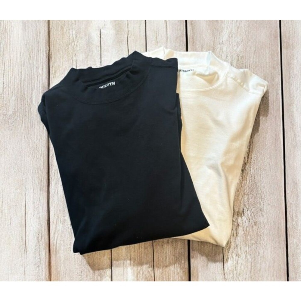 Duluth Trading Co Longtail Shirts Men's XL Long Sleeve Lot of‎ 2 Black White